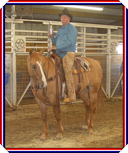 Ted Hart, our equine dentist, joined in the games.
